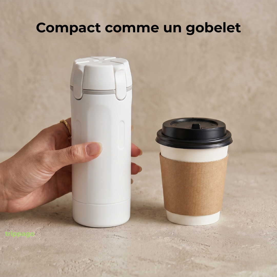 Trippago — Le flacon de voyage 4-en-1